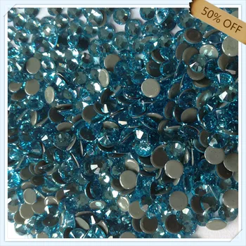 

super shiny 50% off good customer command ss20 5mm aquamarine color with 1440 pcs each pack ; for nail art free shipping