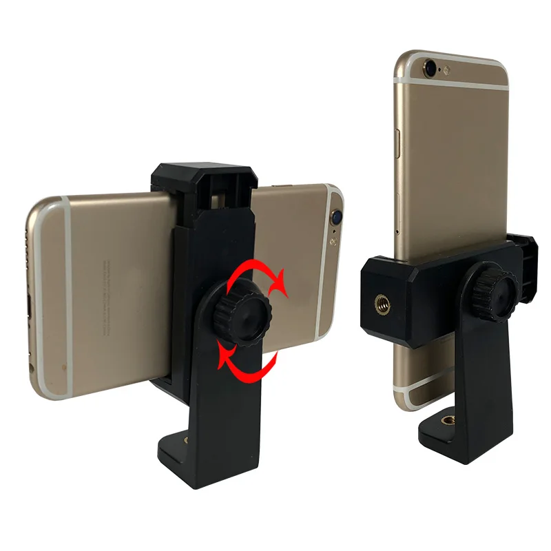 

Phone Tripod Mount Adapter Mobile Phone Stand Bracket Smartphone Holder/Cell Phone Clip Clipper for iPhone Huawei Xiaomi Samsung