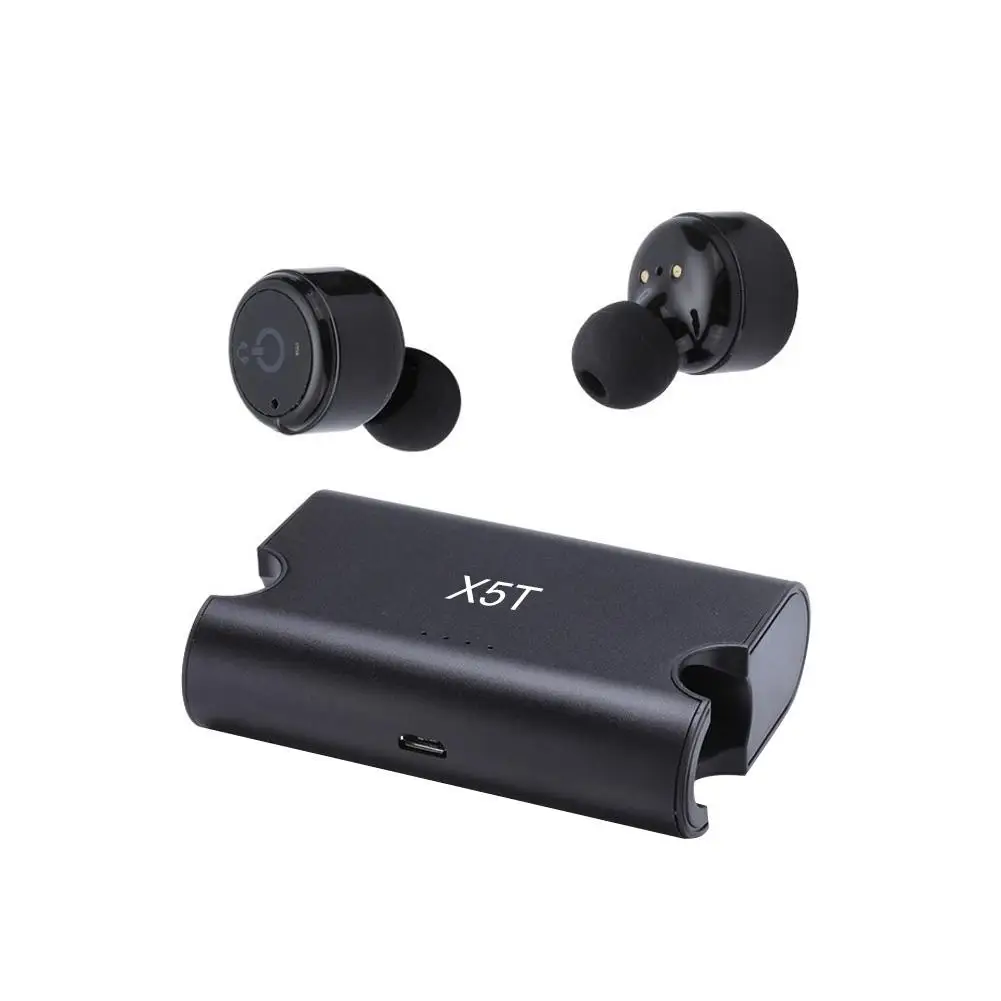 

Intelligent Noise Reduction HIFI Stereo Music Headset Upgrade X5T Sports Binaural Wireless Bluetooth Earphone 1500mAh Power Bank