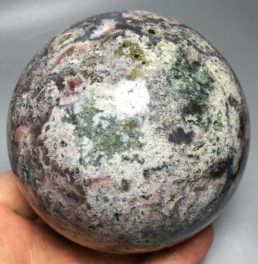 

1050g NATURAL OCEAN JASPER QUARTZ CRYSTAL BALL HEALING wireless routers