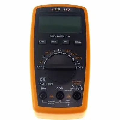 

4-8 days arrival VICTOR 81D 3 3/4 Digital Multimeter AC DC Resistance Capacitance Frequency Victor Multimeter