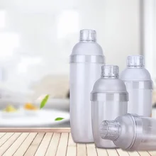 Пластиковый шейкер для коктейлей вспениватель молока шейкер со шкалой чай с молочный фруктовый сок Смола шатающийся стакан Безопасный и прочный Бар инструменты