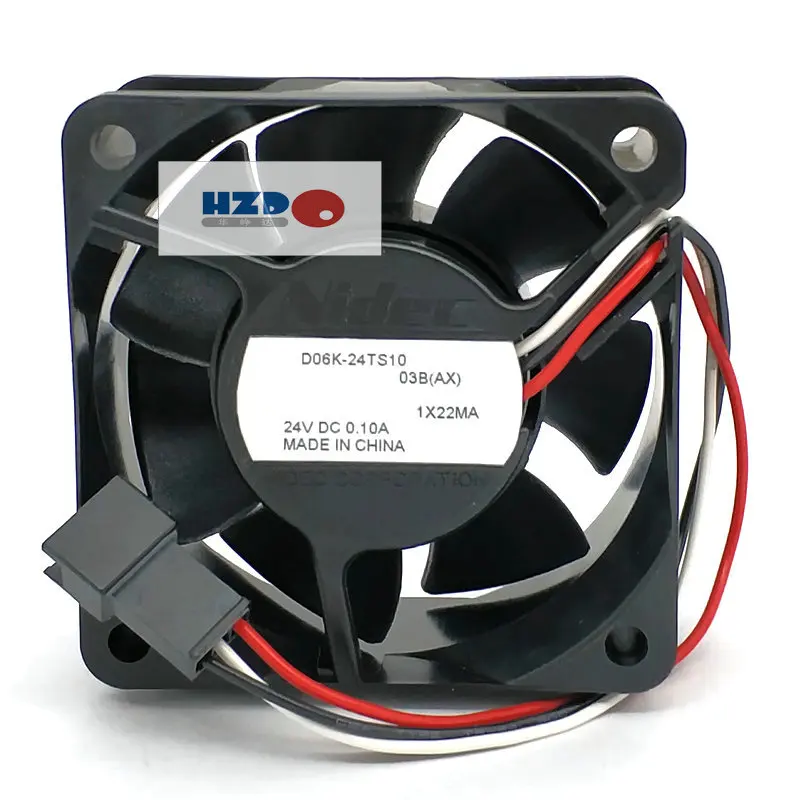 Охлаждающий вентилятор NIDEC D06K 24TS10 60*60*25 мм DC24V 0.10A 6 см Φ 41B(AX)|cooling fan|6cm fanfan cooling |