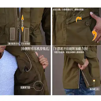 aichAngeI Army Clothes Tactical Windbreaker Men Winter Autumn Thermal Flight Pilot Coat Male Hoodie Military Field Jacket
