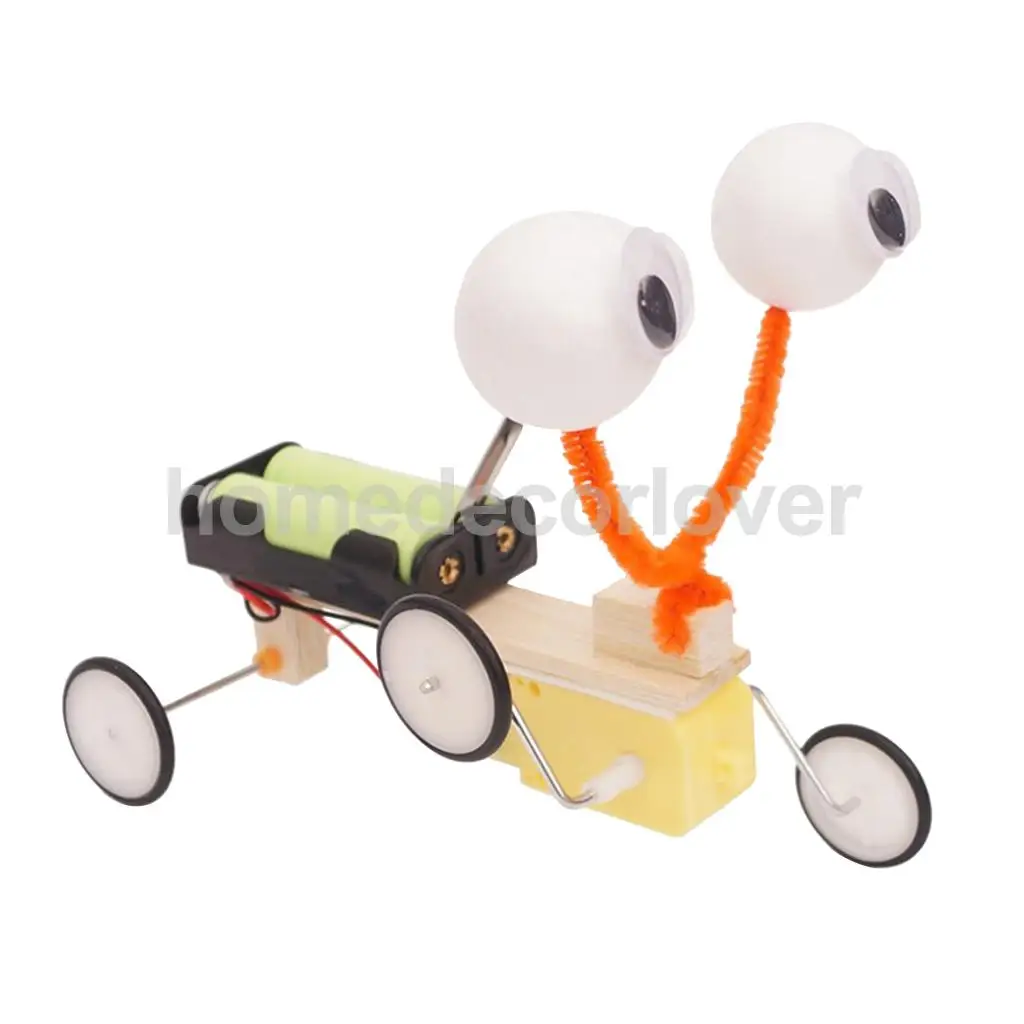  Wood Physics Science Educational Kids Children Car Tank Toy Developmental Model Kit for Early Study Interests Raises