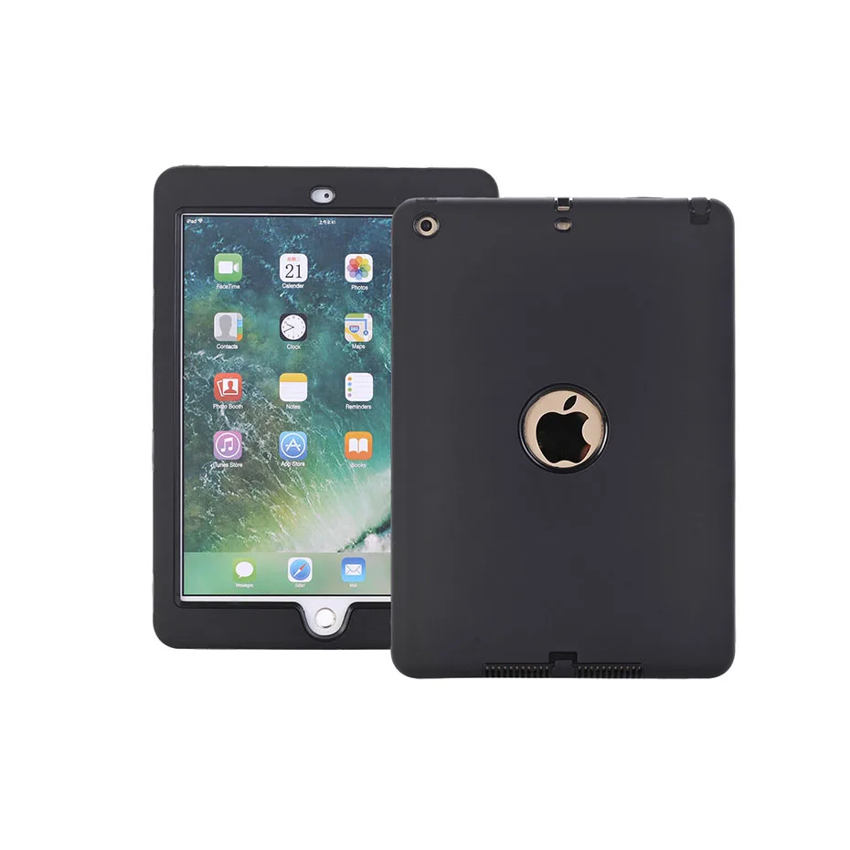 Чехол для iPad 9,7 Противоударная защита от царапин Slim Fit планшетный чехол Крышка для iPad 9,7 A1822 A1823 A1893 A1954 - Цвет: Pad2018 Black