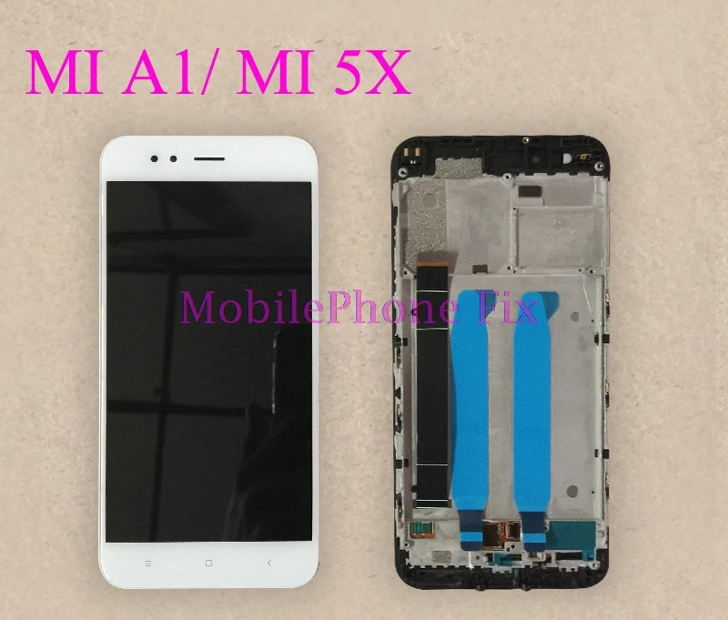 

Tested LCD Display With Touch Screen Digitizer With Frame Bezel Assembly For Xiaomi A1 Mi A1 Mi 5X MI5X