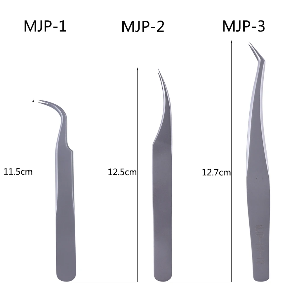 3 шт./компл. Нержавеющая сталь щипцы для завивки ресниц на ресниц Пинцет зажим для перманентной завивки накладные ресницы ламинирование ресниц, инструмент для макияжа, LAMJP-1