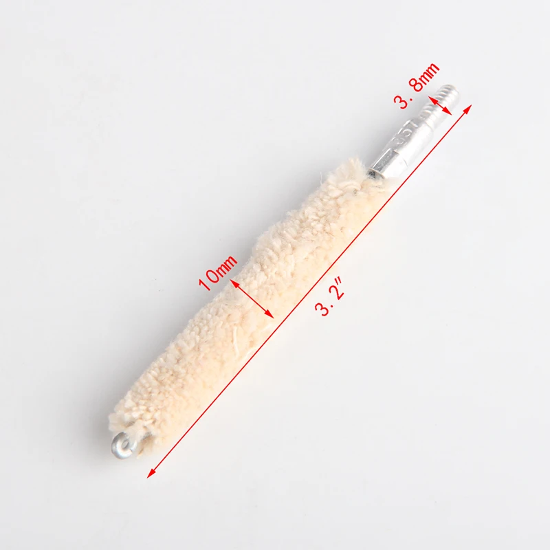 Tactical .357cal Mop Brush Cotton Clean Swab Gun Cleaning Brush for Hunting Rifle  5pcslot RL37-0049-357 (6)