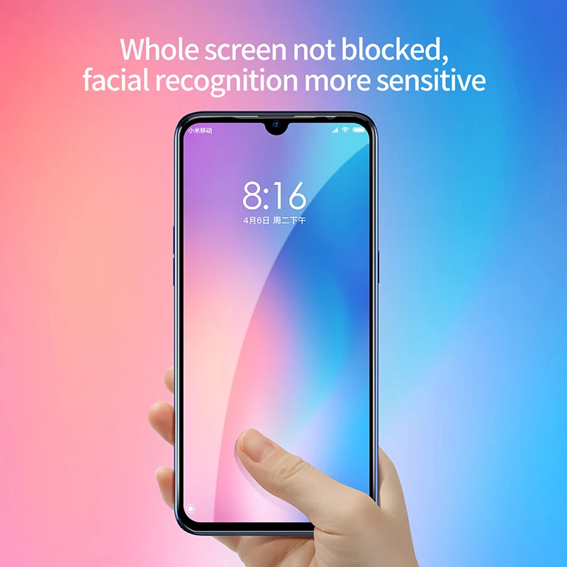 Baseus Tempered Glass For Xiaomi Mi 9 8 Se Mix 3 9D Full Cover Screen Protector For Xiaomi mi9 mi8 8se Mix3 Screen Protection