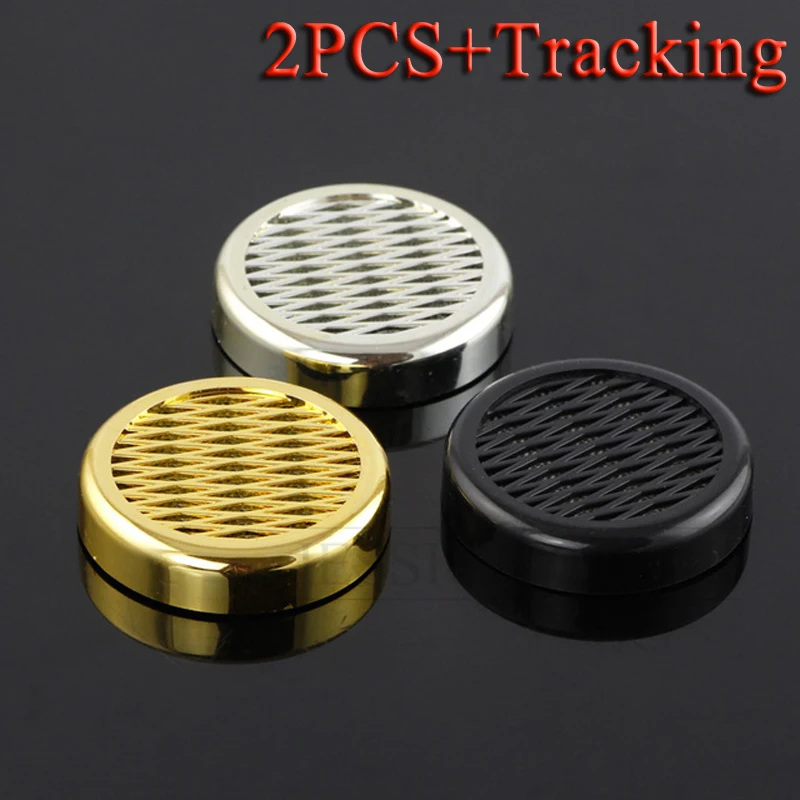 2 PCS GALINER Humidor Gadgets Round Plastic Cigarette Cigar Humidifier Golden Silver Black Color Available 2 PCS GALINER Humidor Gadgets Round Plastic Cigarette Cigar Humidifier Golden Silver Black Color Available