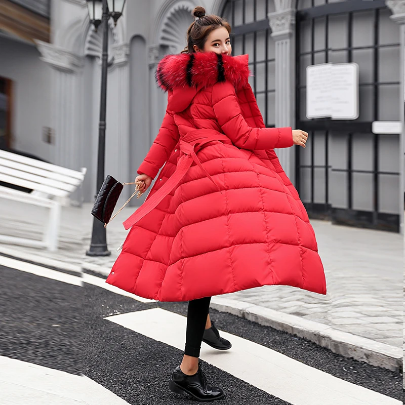 Des Mince Bas Automne Beige army À Green Vers Capuche Veste marron gris Hiver 2018 Le Parka Manteau Épais Nouveau rouge Chaud noir Mode Sweat Femmes T76AxnWfwq