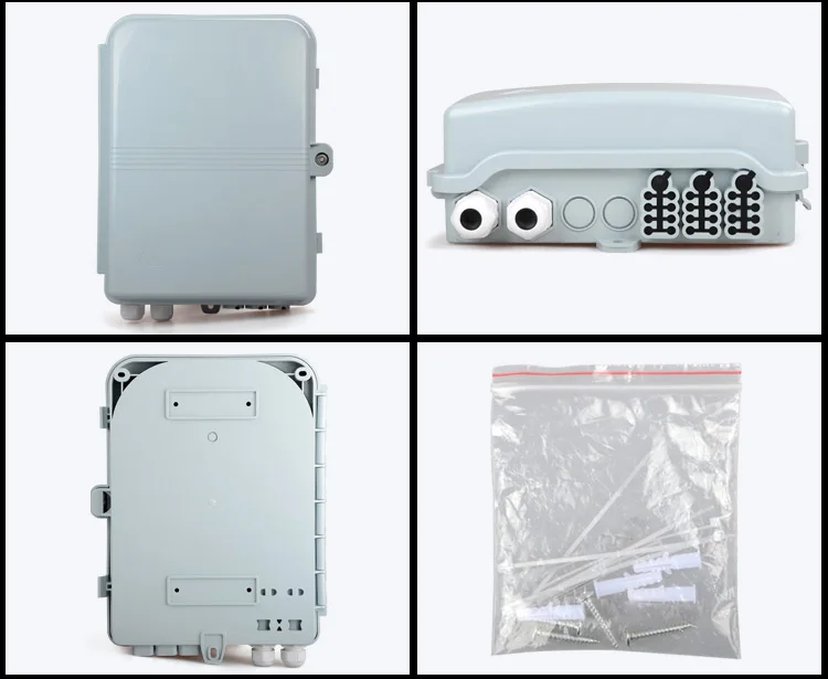 Caixa de Distribuição de Fibra Completo com Adaptador Modo de Ftth Óptica Núcleo Pigtail 1: 16 Splitter Atacado Fábrica Único 24 sc 4 Telefonia e Comunicação