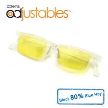 Adlens интерфейс компьютерные очки фокус Регулируемые очки анти синий луче-6d до+ 3D диоптрий близорукость увеличительное переменная сила