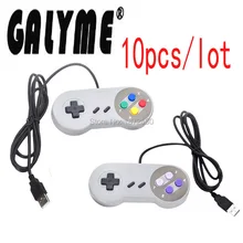 10 шт./партия, лидер продаж, USB игровой джойстик, геймпад, Контролер для Nintendo dosnes, игровой коврик для Windows PC, MAC, компьютерный джойстик