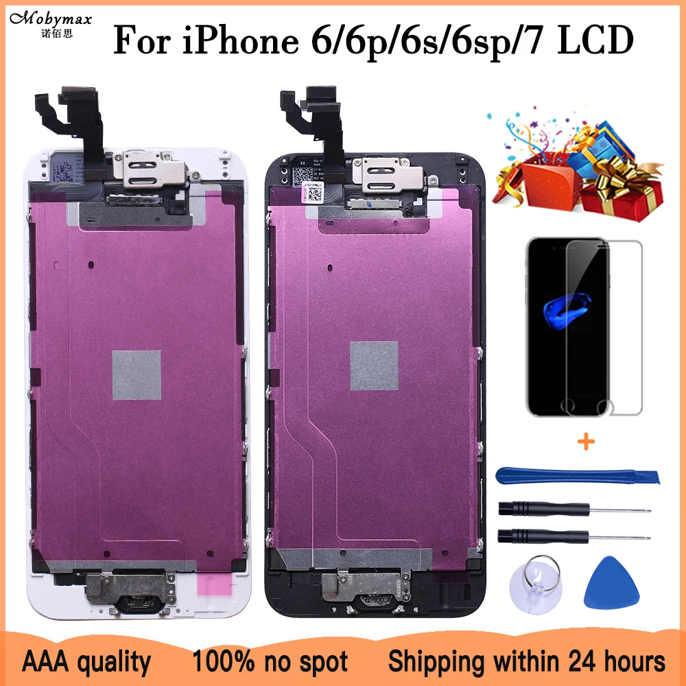 ЖК дисплей в сборе для iPhone 6 6Plus 6S Plus 100% дюйма с 3D сенсорным экраном без битых