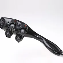 2 шт./партия Электрический вибратор шиацу массажер липкий ролик головы задней шеи высокой частоты Акупрессура расслабить здоровье