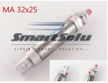 

MA 32x25 32mm x 25mm Stainless Steel Double Acting Air Pneumatic Cylinder MA32-25