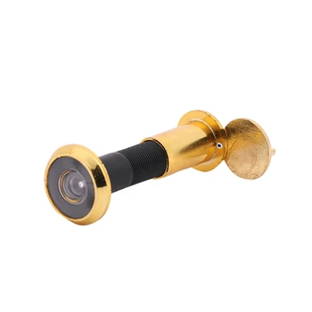

Deluxe 200Degree Wide Angle Peephole Door Viewer Door Spyphole View Chrome-plated For Furniture Hardware
