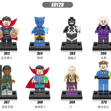 80 шт. X0128 Супер Герои Доктор Стрэндж г-н фантастический барон Мордо Клеа древний один строительные блоки детские игрушки