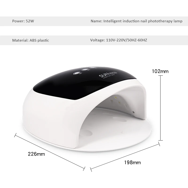 LIDAN SUN 4 SE 12 UV светодиодный/LED двойной источник света 24 Вт Сушилка для ногтей 30 S/60 S/90