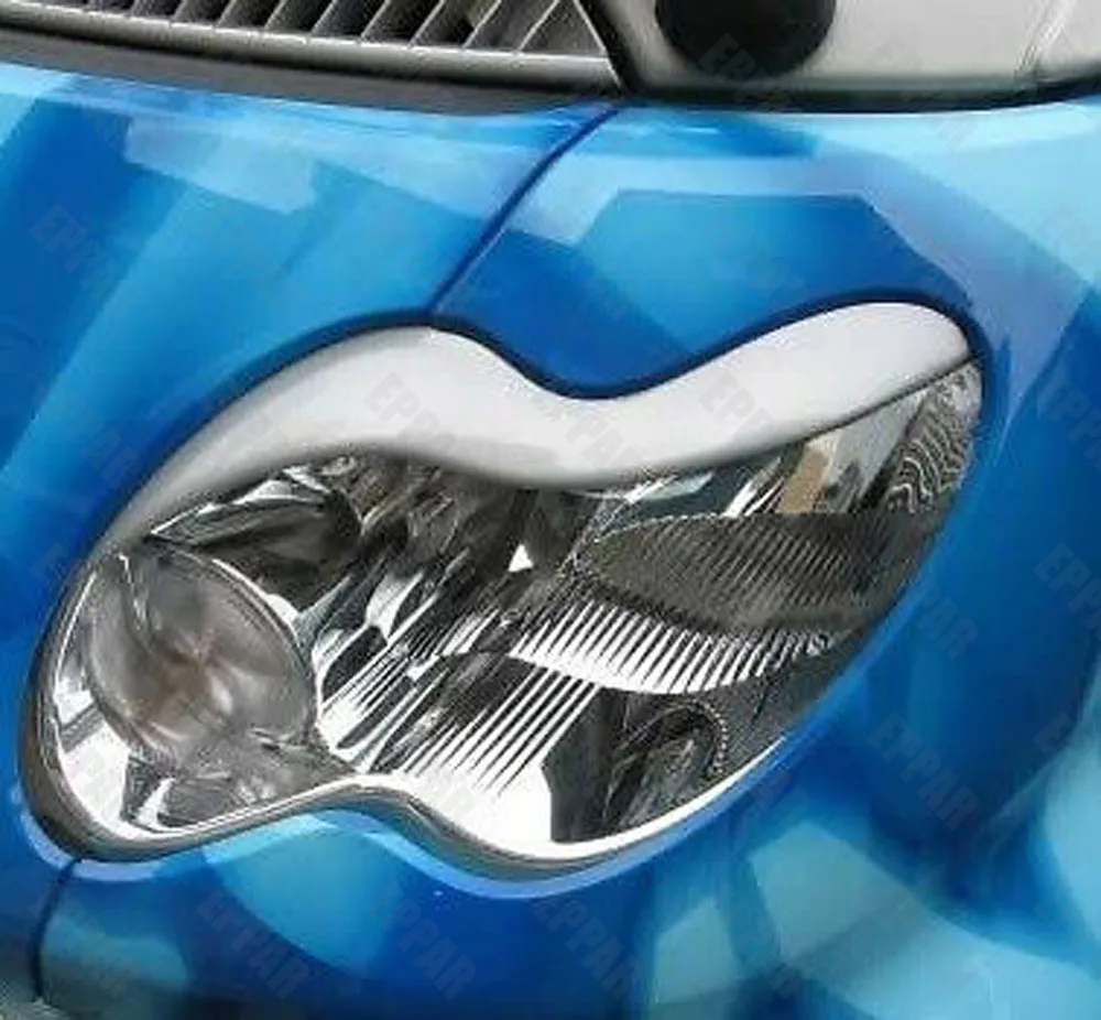 

Unpainted Fiberglass Eyelids Eyebrows for 2003-2006 Smart Fortwo 450