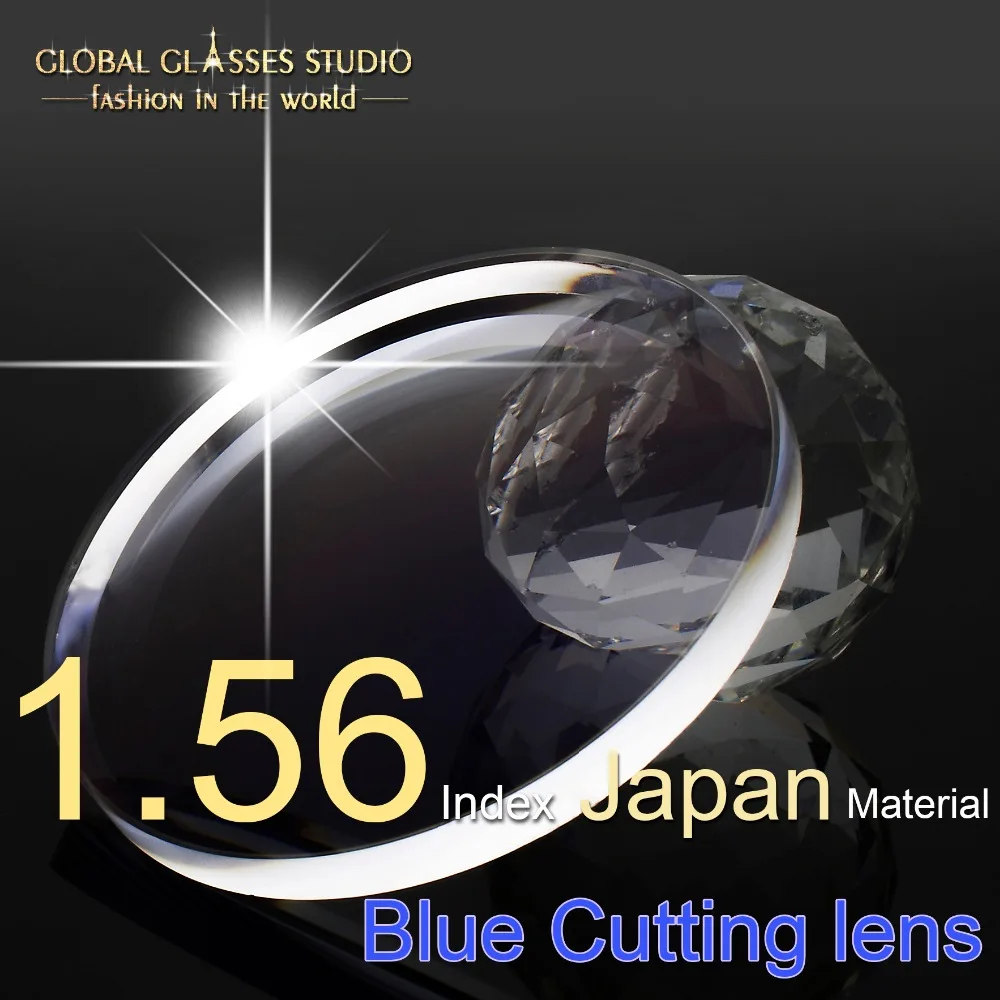 

1.56 Index Resin Aspherical Lens Myopia Scratch-resistant SHMC Japan Water-proof Material Ant-Blue Light Cutting Lens