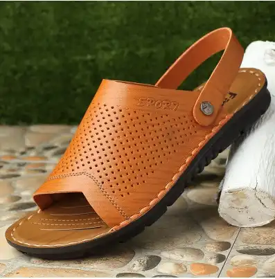 flip flops with back strap mens