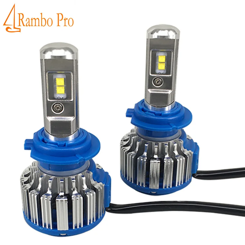 H1 H8 H9 H11 H3 H7 H4 LED 9006 Автомобильные фары без ошибок Автомобильная передняя лампа Led