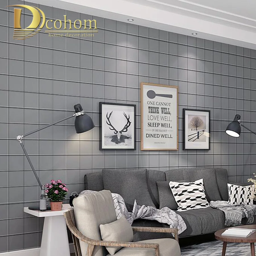 

Modern Geometric Pattern Thicken 3D Stereoscopic Non-woven Fabric Wallpaper Bedroom Living Room TV Background Wall Paper