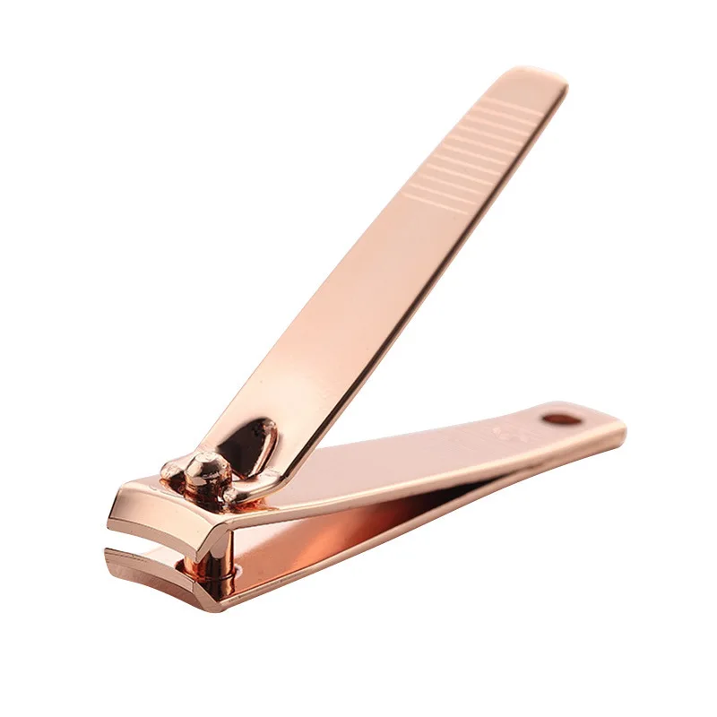 

1PC Carbon Steel Professional Nail Clippers High Quality Nail Cutter Rose Gold Repair Finger Toe Tools Finger Toe Scissors
