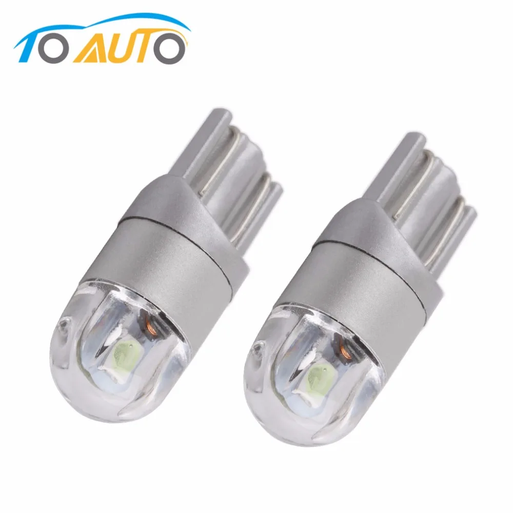 2 шт. T10 W5W светодиодный лампы 194 168 501 2SMD 3030 автомобильные приборная плита освещение