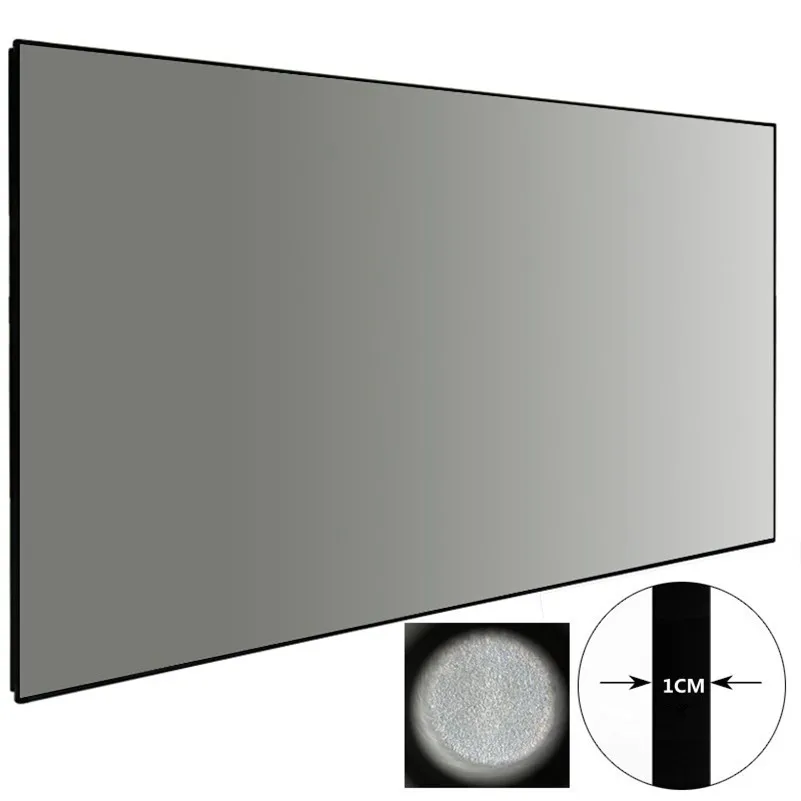 

F2WCG 16:10 WidenScreen Format 4K Thin Bezel Fixed Frame Projection Screen with cinema grey