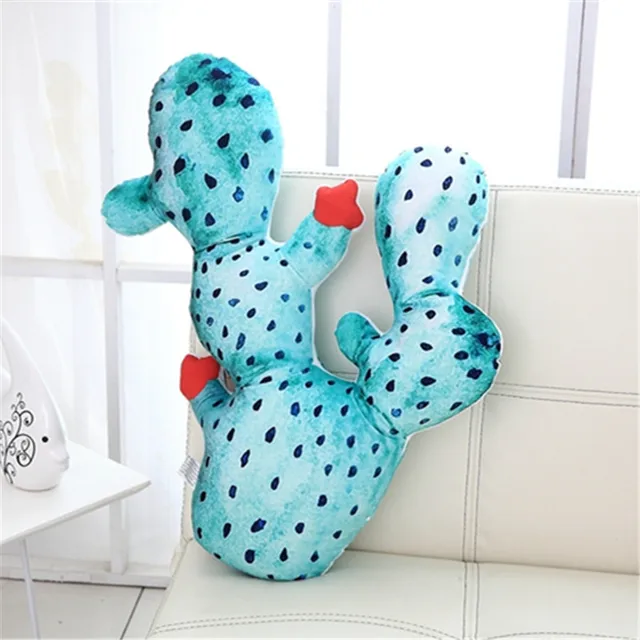 60cm One Piece Cactus Plush Toys Super Soft PP Cotton Stuffed Plant Dolls Creative Sleeping Pillows Home Decoration 2 Style