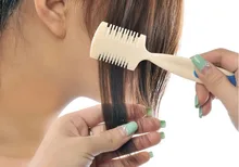 

Hairdressing Comb Tool Bang Hair Thin Combs Razor Professional Home Diy Cutting Thinning Trimmer For Adult Kid Airbrush Sale
