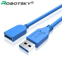 Высокоскоростной USB 3,0 кабель-удлинитель папа-мама USB3.0 Кабо 1 м 1,5 м 3 м 5 м USB 3,0 Шнур для U диск мышь кабель для ноутбука