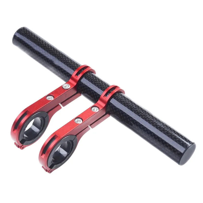 Sale 1PC Bike Flashlight Holder Handle Bar Bicycle Accessories Extender Carbon Tube Bicycle Bracket Riding Extension Car Frame 0