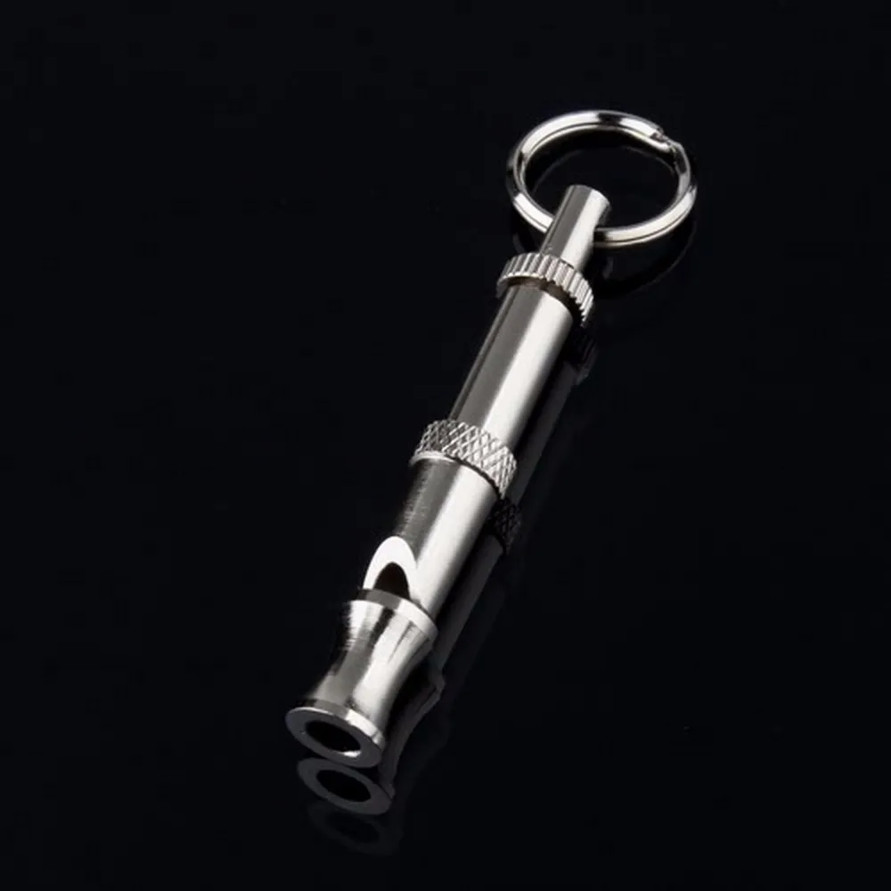 1pcs New Arrival Key chain Whistle Sound Pet New 55mm Dog Training Adjustable High Quality Dog Training Whistle