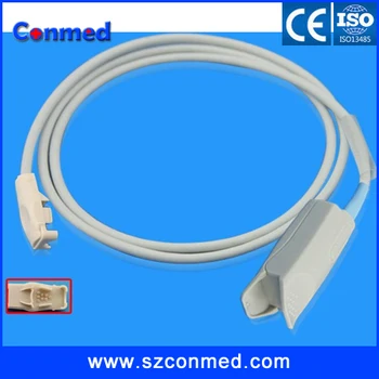 

5PCS/LOT Datex ohmeda Tuffsat 3775 spo2 probe OXY-W-UN Adult Finger Clip Spo2 sensor 8pin 1m Ohmeda 3740 with CE approved