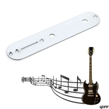 

Quality Telecaster electric guitar control switch plate in chrome MAR28