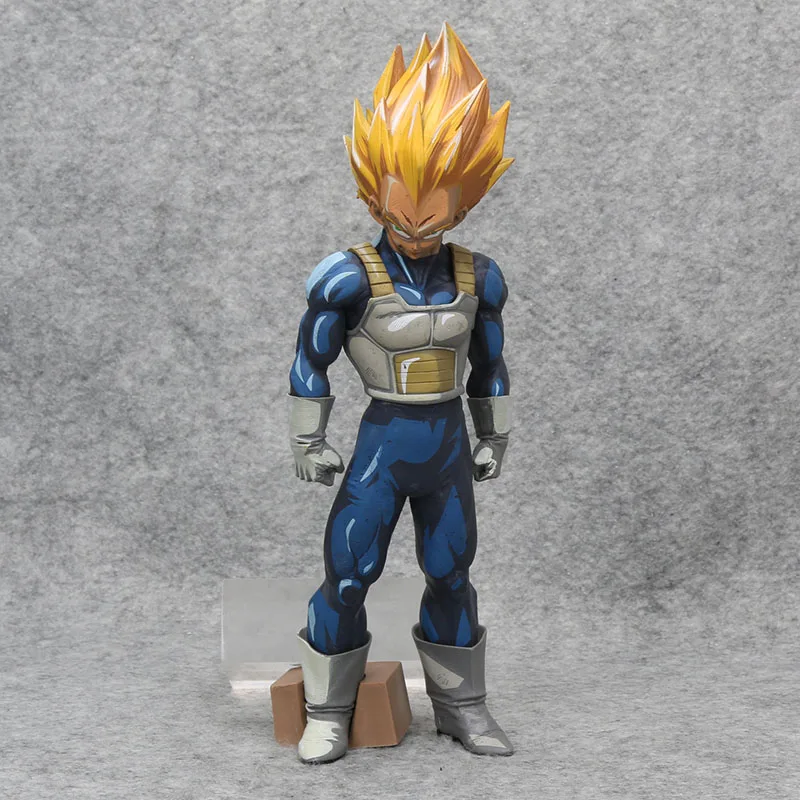 MSP Dragon Ball Z Master Stars Piece Son Goku Manga Dimension gohan Super Saiyan Vegeta PVC dragonball Action Figures model toy - Цвет: cartoon blue vegeta