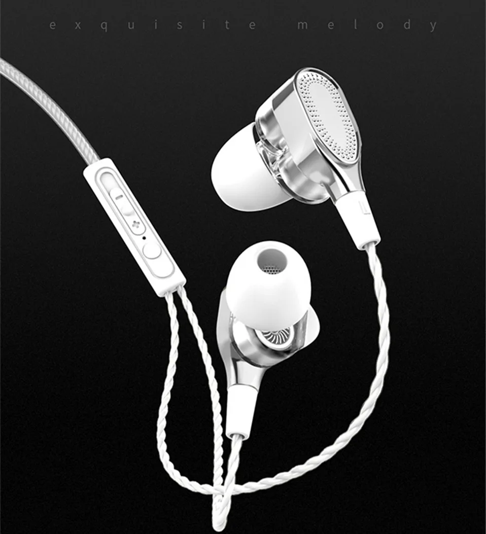 High Quality Ear Phones In Ear Headphones 3.5mm Wired Earphones Stereo Earbuds with Mic for Xiaomi iPhone PC Bass Sound Headset  (15)