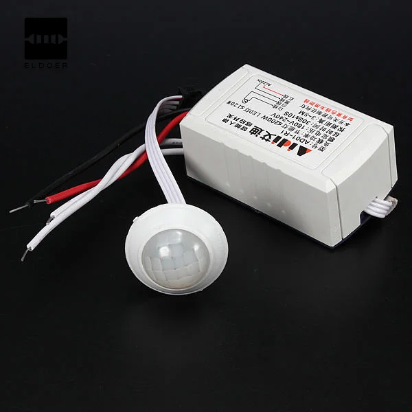 

1PC New Human Motion Body Movement Infrared IR Sensor Switch Intelligent Lamps for the corridor/stairs 220V
