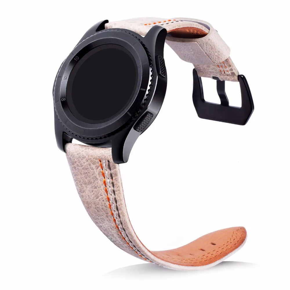 Amazfeel ремешок для оригинальных Xiaomi Huami Amazfit Stratos 2 наручные часы на кожаном ремешке Amazfit 2 Pace ремешок 22 мм samsung S3 браслет