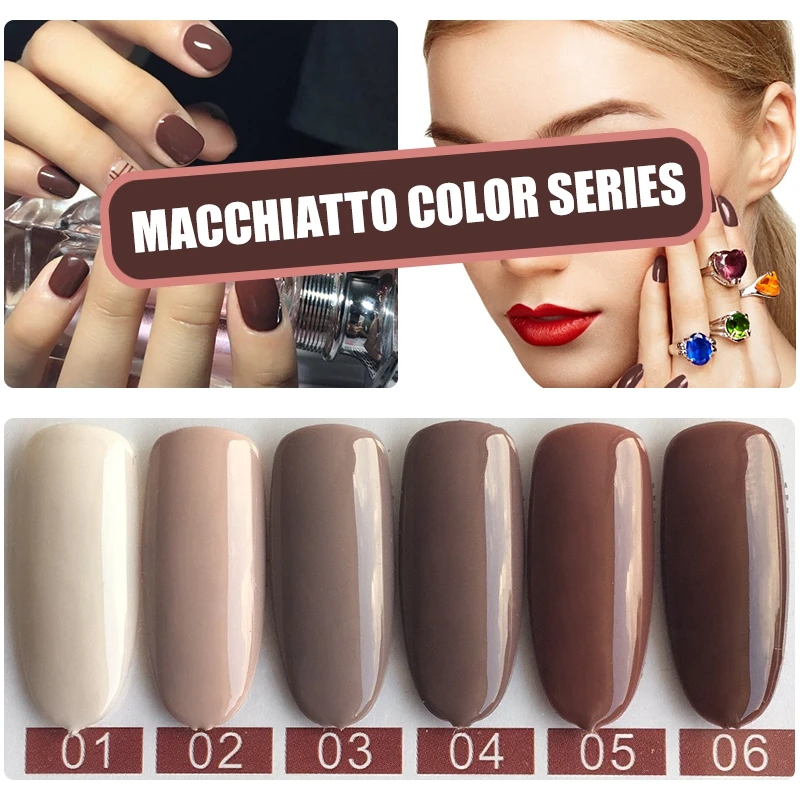 Гель лак для ногтей MIZHSE 7 мл Esmaltes Перманентный светодиодный набор французского