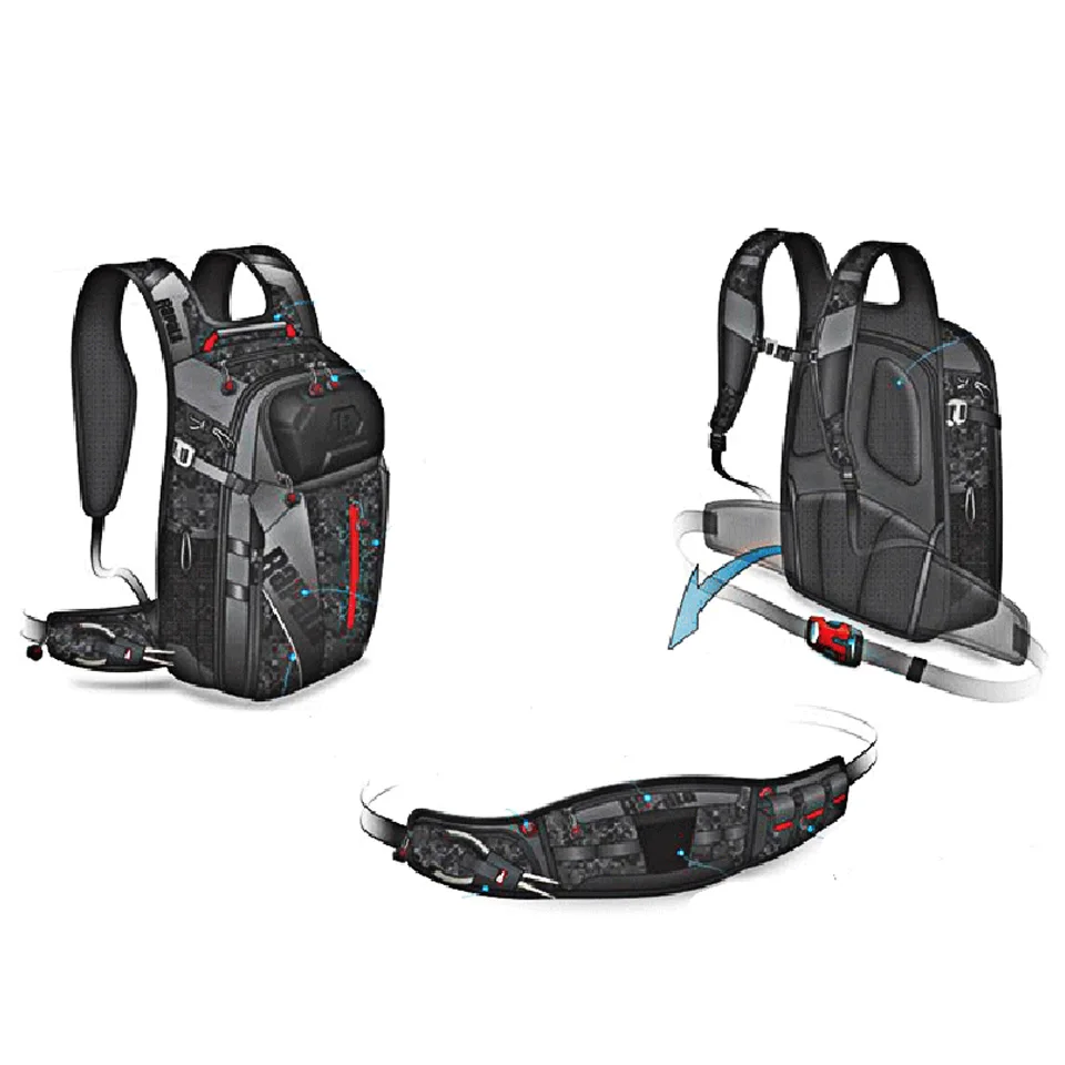 RAPALA Fishing Bag 25L Bag & Detachable Belt Fishing Backpack  40cm*32cm*20cm Fishing Tackle Bag Multifunctional outdoor backpack