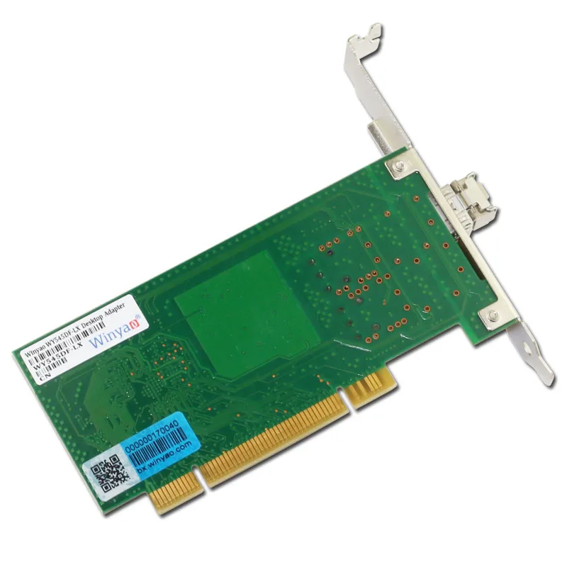 Winyao WY545DF-LX PCI Настольный гигабитный волоконный lan Карта для 82545 PWLA8490LX Однопортовый sfp lc (1310nm) волоконная сетевая карта 1000 Мбит/с