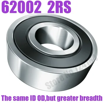 

10PCS Free Shipping Special bearings 62002 2RS 62002-2RS 15X32X11 15*32*11mm Double Shielded Deep Ball Bearings Large breadth