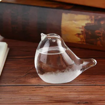

Storm Glass Weather Forecaster Bird Shape Crystal Desktop Decor Glass Crafts Home Decoration Accessories Craft decorations