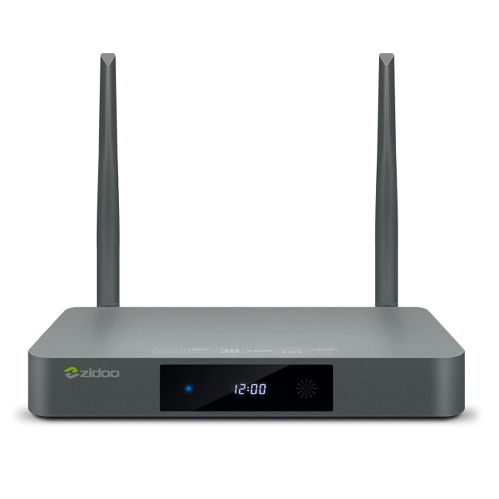 

Zidoo X9S TV Box Quad core Cortex A53 2G RAM 16G ROM BT 4.0 Android 6.0 1000 Lan Antenna HDMI 4K HD Set Top Box